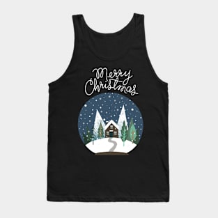 Merry Christmas - Snow Globe Tank Top